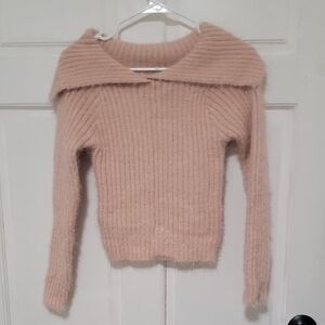 Bought From Korea Off Shoulder Comfy Women's Sweater Soft Sexy Like New Limited